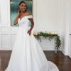 Dresses Kleinfeld Bridal Plus Size Wedding Dresses | Classic And Modern Off The Shoulder Ball Gown