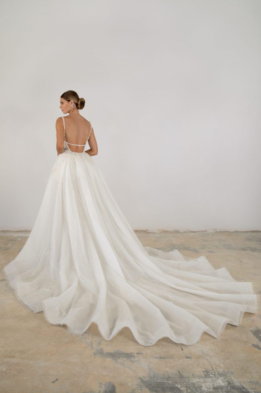 Dresses Kleinfeld Bridal Fit And Flare | Chic And Modern Pearl Fit-And-Flare Gown