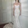 Dresses Kleinfeld Bridal Fit And Flare | Strapless Floral Fit-And-Flare Gown