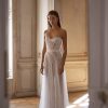 Dresses Kleinfeld Bridal Lace | Unique Lace And Tulle A-Line Gown