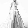 Dresses Kleinfeld Bridal Kleinfeld Exclusives | Strapless Ball Gown Wedding Dress With Front Slit