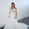 Dresses Kleinfeld Bridal Plus Size Wedding Dresses | Lace Fit And Flare Wedding Dress