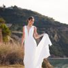 Dresses Kleinfeld Bridal Sheath | Sleeveless Fit And Flare Wedding Dress With Plunging V-Neckline