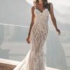 Dresses Kleinfeld Bridal Lace | Romantic Lace Fit-And-Flare Gown