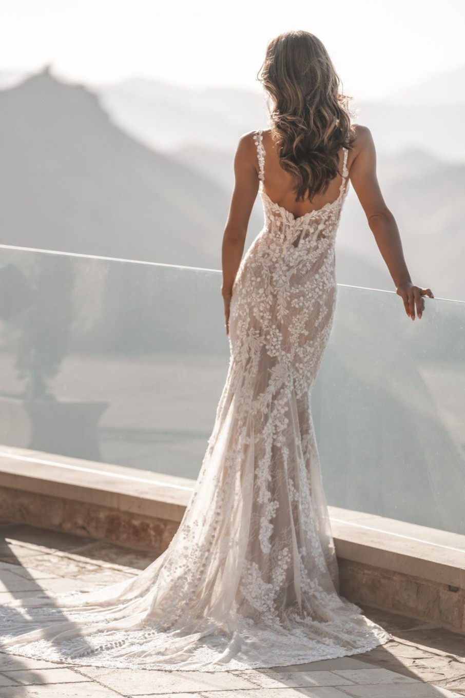 Dresses Kleinfeld Bridal Lace | Romantic Lace Fit-And-Flare Gown