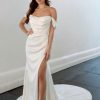 Dresses Kleinfeld Bridal Popular Wedding Dresses | Off The Shoulder Sheath Wedding Dress