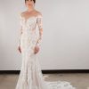 Dresses Kleinfeld Bridal Lace | Long Sleeve Floral Fit-And-Flare Gown