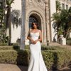 Dresses Kleinfeld Bridal Sheath | Sleeveless Sheath Wedding Dress With Back Embellishments