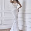 Dresses Kleinfeld Bridal Fit And Flare | Fit And Flare Wedding Dress With Beaded 3D Floral Embroidery