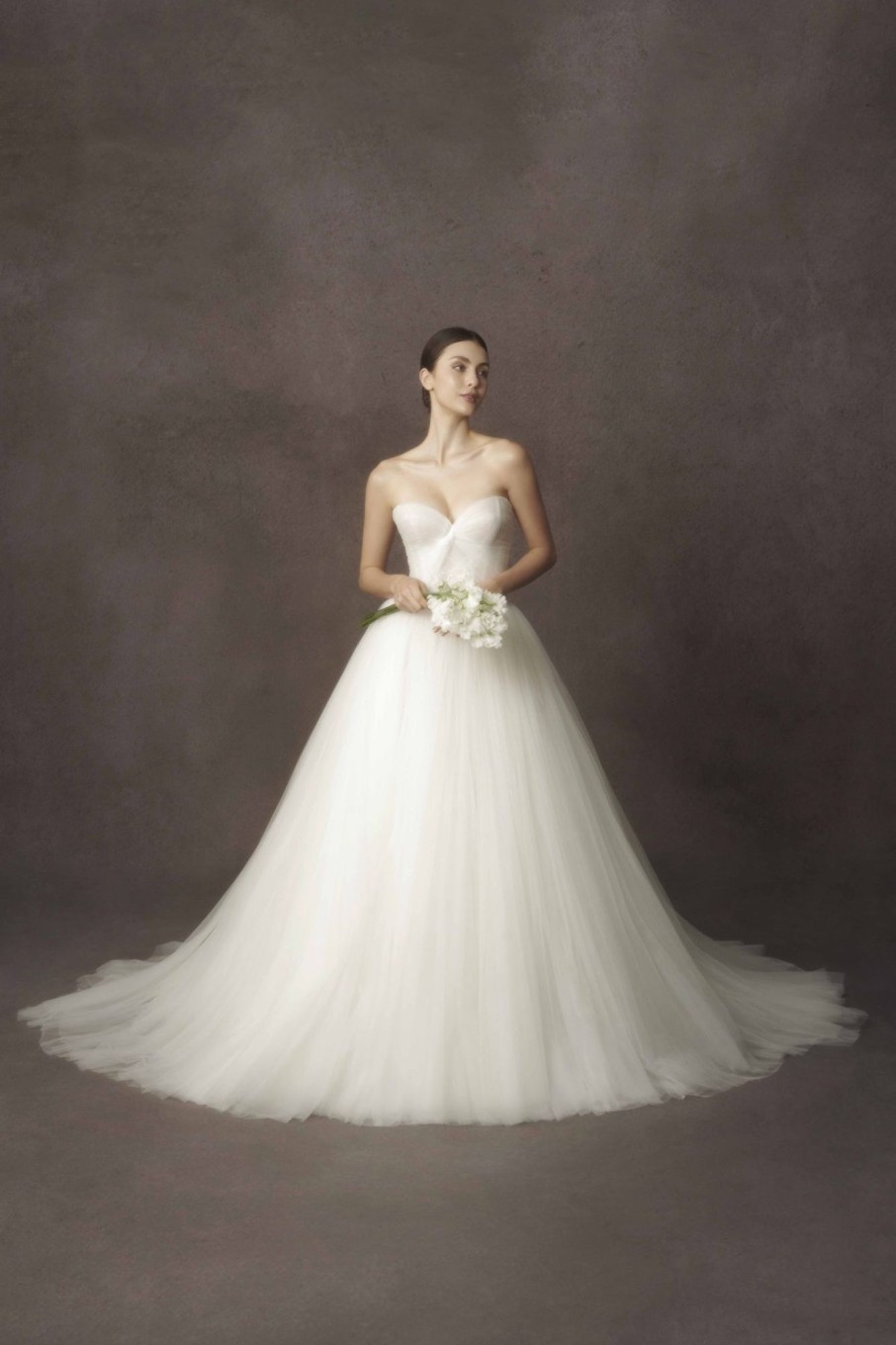 Dresses Kleinfeld Bridal Kleinfeld Exclusives | Tulle Gown With Weaving Detail