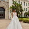 Dresses Kleinfeld Bridal Fit And Flare | Detachable Floral Overskirt