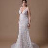 Dresses Kleinfeld Bridal Plus Size Wedding Dresses | Embellished Fit-And-Flare Gown