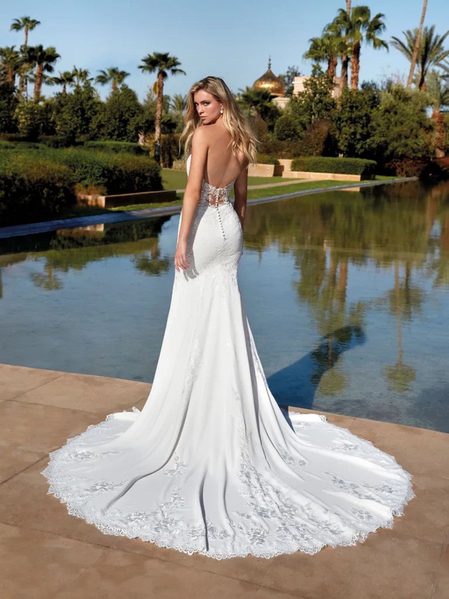 Dresses Kleinfeld Bridal Fit And Flare | Romantic Strapless Fit-And-Flare Gown