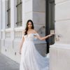 Dresses Kleinfeld Bridal Plus Size Wedding Dresses | Lace A-Line Wedding Dress With Off The Shoulder Straps