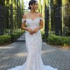 Dresses Kleinfeld Bridal Lace | Romantic Off-The-Shoulder Fit-And-Flare Gown