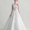 Dresses Kleinfeld Bridal Kleinfeld Exclusives | Strapless Ball Gown Wedding Dress With Beaded Details And Sparkle Tulle Skirt