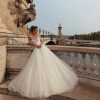 Dresses Kleinfeld Bridal Kleinfeld Exclusives | Off The Shoulder Beaded Ball Gown Wedding Dress