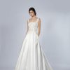 Dresses Kleinfeld Bridal A-Line | Embroidered Square-Neck A-Line Gown