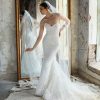 Dresses Kleinfeld Bridal Fit And Flare | Romantic Textured Fit-And-Flare