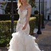 Dresses Kleinfeld Bridal Mermaid | Crystal Embellished Mermaid Tulle Skirt Wedding Gown