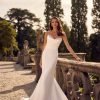 Dresses Kleinfeld Bridal Fit And Flare | Embellished Matte Satin Fit-And-Flare Gown