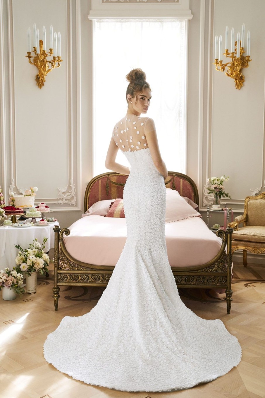 Dresses Kleinfeld Bridal New Wedding Dresses | Detachable Floral Bolero