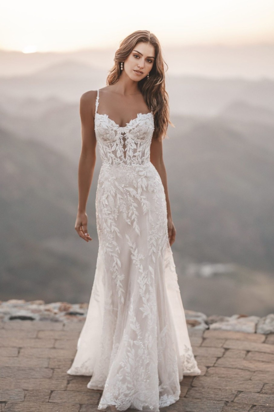 Dresses Kleinfeld Bridal Sexy | Romantic Fit-And-Flare Gown With Low Back