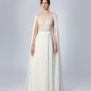 Dresses Kleinfeld Bridal A-Line | Ethereal A-Line Gown With Cape