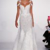 Dresses Kleinfeld Bridal Mermaid | Sweetheart Neckline Glitter Mermaid Wedding Dress With Feather Skirt