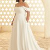 Dresses Kleinfeld Bridal Plus Size Wedding Dresses | Off The Shoulder Ball Gown Wedding Dress With Draped Bodice