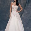 Dresses Kleinfeld Bridal Lace | Strapless A-Line Wedding Dress With Beaded Lace Bodice