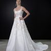 Dresses Kleinfeld Bridal Ball Gown | Square-Neck Floral Ball Gown