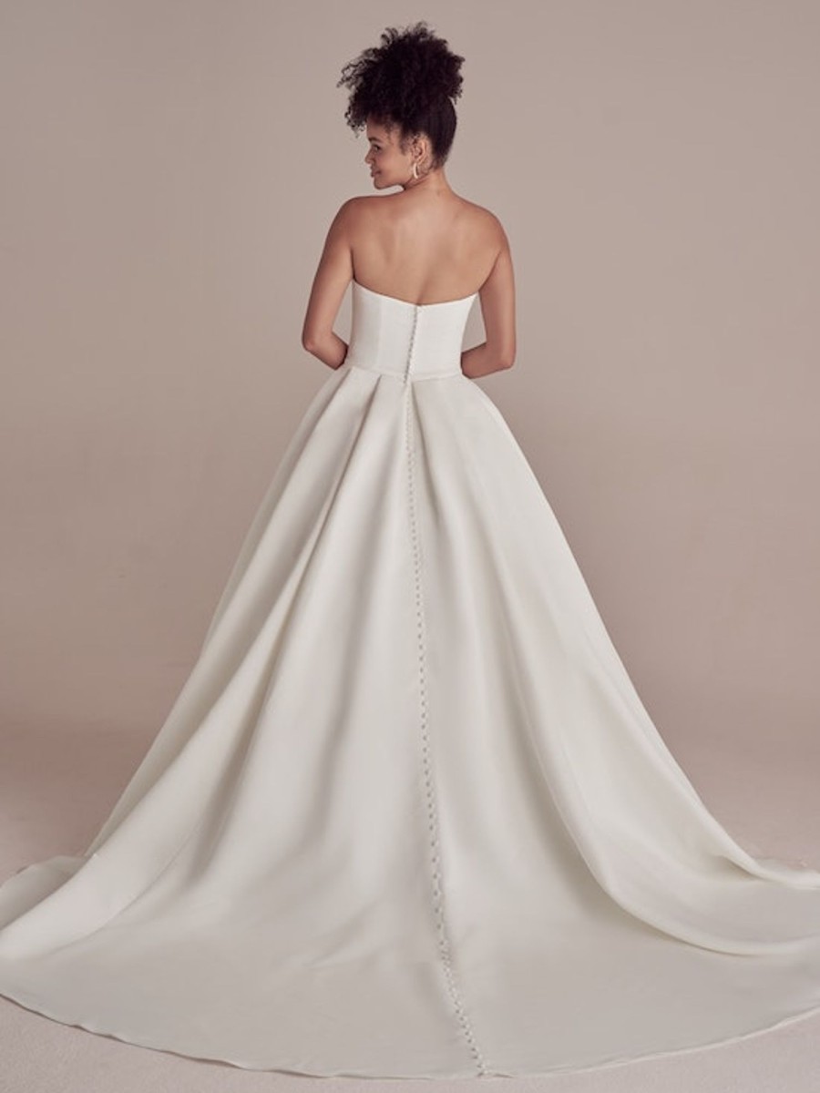 Dresses Kleinfeld Bridal Plus Size Wedding Dresses | Strapless Ball Gown Wedding Dress With Pleated Skirt