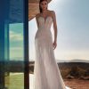 Dresses Kleinfeld Bridal Sheath | Shimmering Strapless Sheath Gown