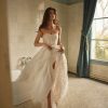 Dresses Kleinfeld Bridal A-Line | Strapless Floral A-Line Gown