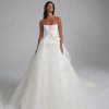 Dresses Kleinfeld Bridal Ball Gown | Strapless Ball Gown Wedding Dress With Tulle Skirt