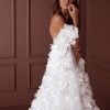 Dresses Kleinfeld Bridal Kleinfeld Exclusives | Off-The-Shoulder Floral Cape