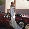 Dresses Kleinfeld Bridal Lace | Romantic Lace Off-The-Shoulder Fit-And-Flare Gown