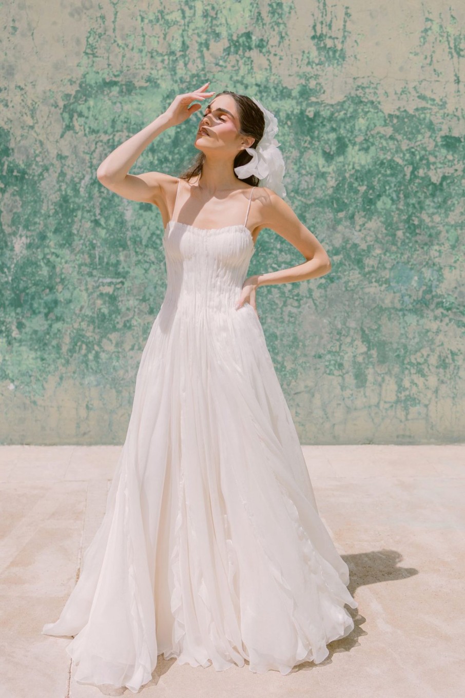 Dresses Kleinfeld Bridal A-Line | Romantic Silk Chiffon Gown