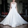 Dresses Kleinfeld Bridal Plus Size Wedding Dresses | Satin Strapless Ball Gown Wedding Dress