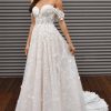 Dresses Kleinfeld Bridal Plus Size Wedding Dresses | Elegant Lace Sweetheart Wedding Dress With Off The Shoulder Straps