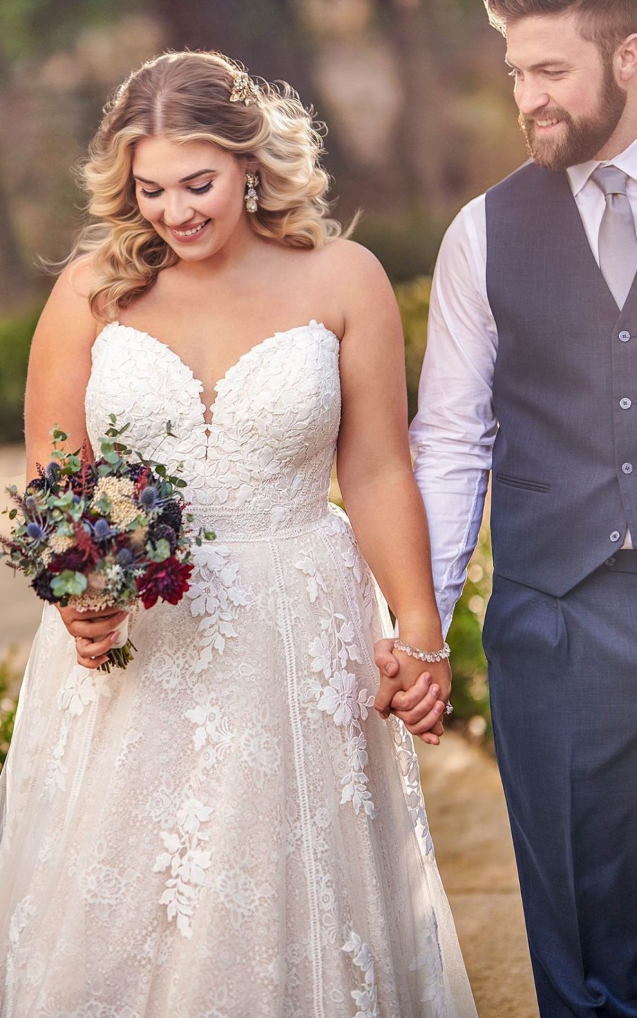 Dresses Kleinfeld Bridal Plus Size Wedding Dresses | A-Line Lace Wedding Dress