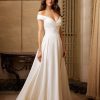 Dresses Kleinfeld Bridal Plus Size Wedding Dresses | Off-The-Shoulder Classic Gown