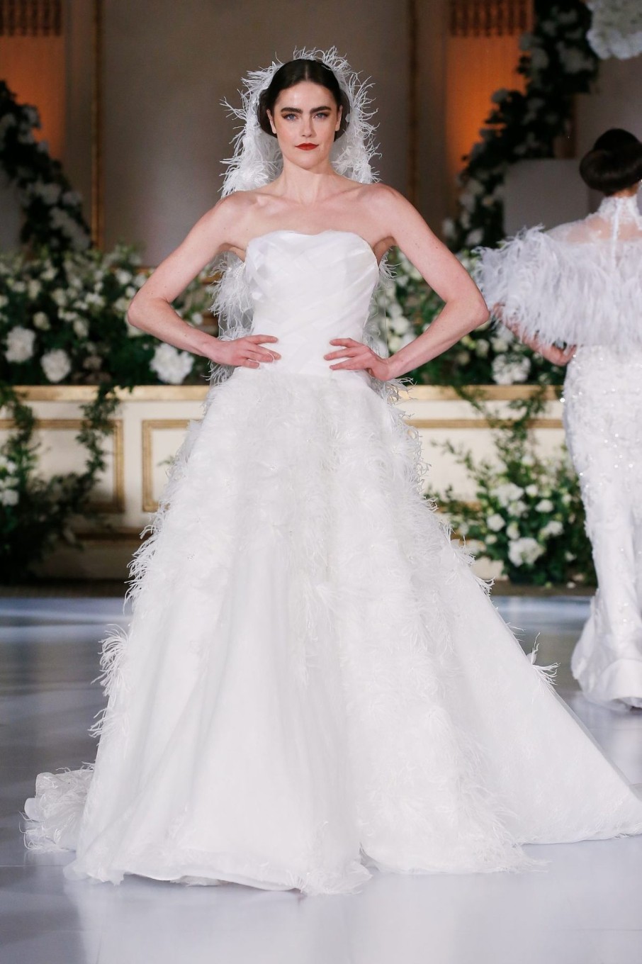 Dresses Kleinfeld Bridal A-Line | Feather A-Line Gown