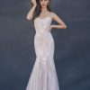 Dresses Kleinfeld Bridal Fit And Flare | Romantic Floral Embroidered Fit-And-Flare Gown