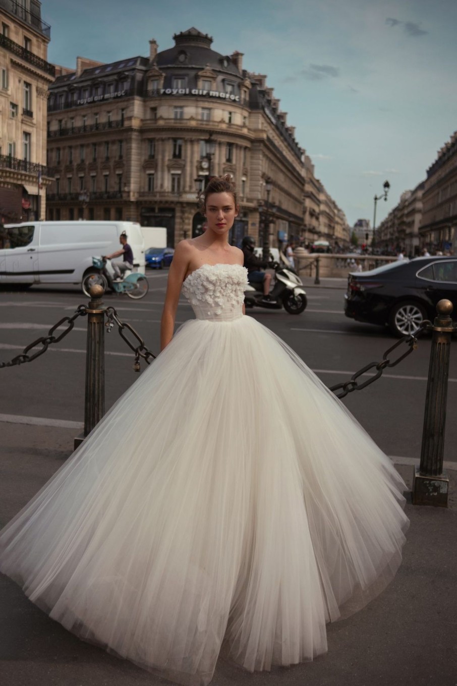 Dresses Kleinfeld Bridal Ball Gown | Strapless Ball Gown Wedding Dress With Tulle Skirt