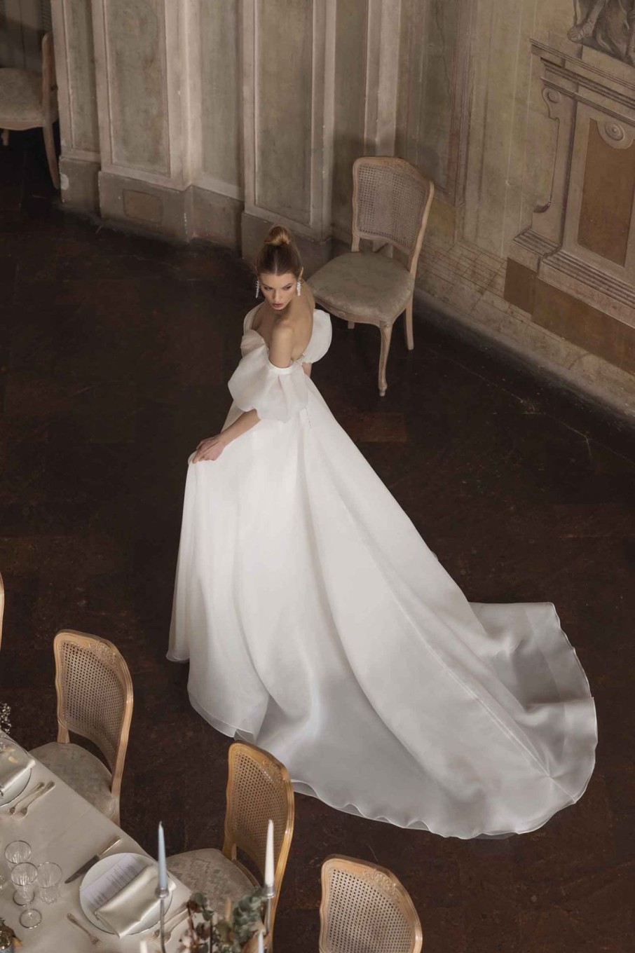 Dresses Kleinfeld Bridal Plus Size Wedding Dresses | A-Line Wedding Dress With Sweetheart Neckline And Detachable Balloon Sleeves