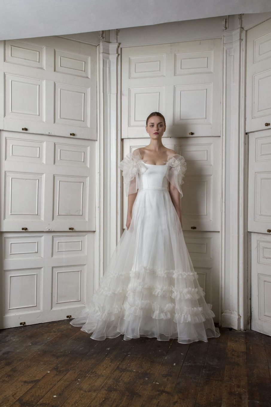 Dresses Kleinfeld Bridal A-Line | Romantic Organza A-Line Gown