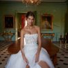 Dresses Kleinfeld Bridal A-Line | Strapless 3D Floral A-Line Gown