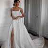 Dresses Kleinfeld Bridal Ball Gown | Chic And Dramatic Square-Neck Beaded Ball Gown